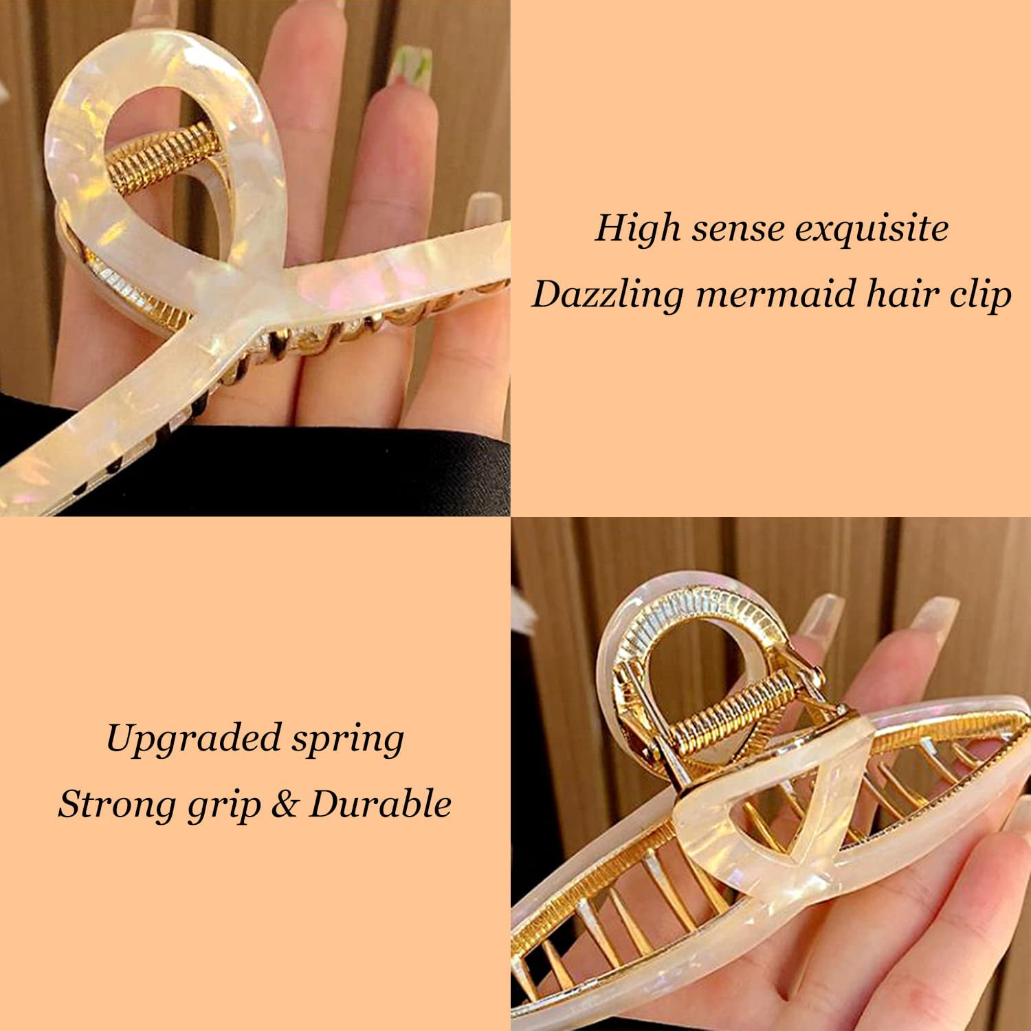  Metal Clips for Thick Hair Headband Women's Summer Braided  Headband Padded Hair Clips Mini Hair Claws for Women (B-2, One Size) :  Beauty & Personal Care