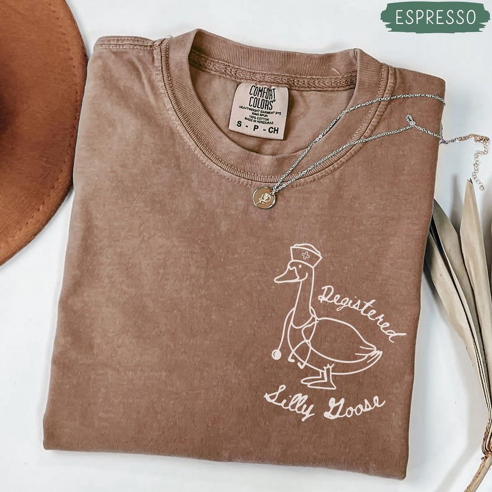 Registered Nurse T-Shirt, ER T Shirt, Registered Silly Goose Shirt, RN Shirt, Funny Nurse Gift, Cute Nursing School Tshirt