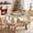 Christmas01, variant on Lfeey Gingerbread Man Christmas Round Tablecloth 60 Inch, Xmas Party Washable Table Cover