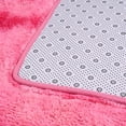 thumbnail image 4 of Pink Area Rug for Girls Bedroom, Fluffy Shag Rugs for Living Room, Shaggy Furry Fuzzy Faux Fur Rug for Nursery Kids Room, Cute Pink Home Decor for Dorm Playroom 3x5 Ft, Hot Pink, 4 of 6