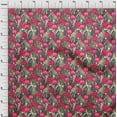 thumbnail image 4 of oneOone Cotton Cambric Fuschia Pink Fabric Floral & Diy Clothing Quilting Fabric Print Fabric By Yard 42 Inch Wide, 4 of 5