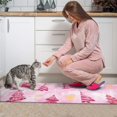 thumbnail image 3 of Pink Christmas Tree Kitchen Rugs Sets Of 2,Anti Fatigue Kitchen Mat Rugs Non Slip Washable,Decorative Kitchen Floor Mats for Kitchen,Sink,Laundry,17"x30"+17"x47", 3 of 7