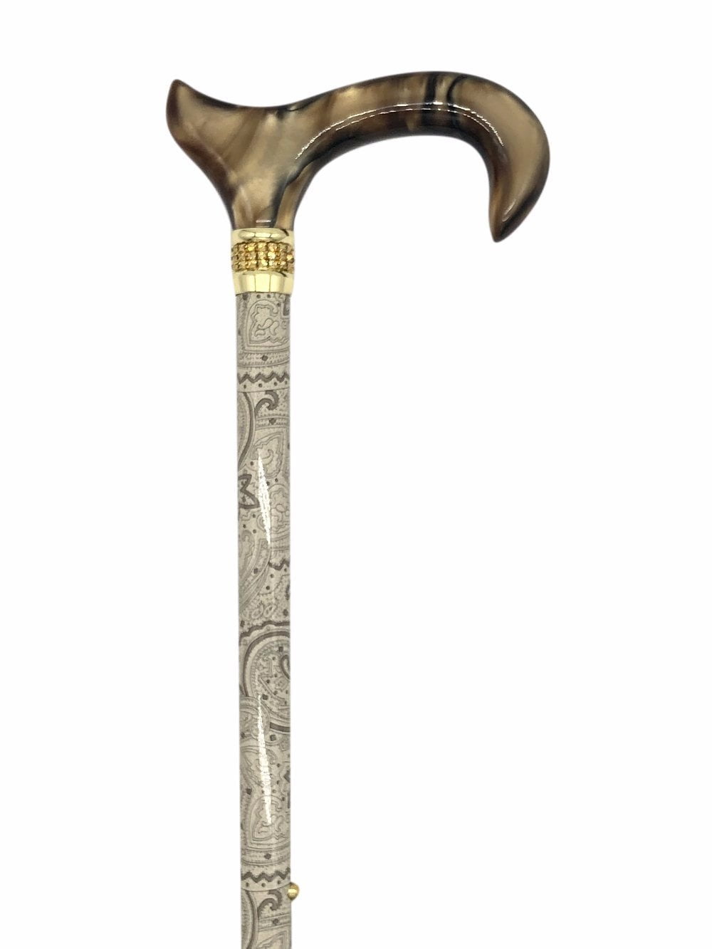 Adjustable Fashionable Khaki Rhinestone and Pearls by Classy Walking