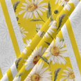 thumbnail image 5 of Spring Floral Round Tablecloth 60 Inch - Waterproof Fabric Table Cloth Protector, Yellow Daisy Botanical Summer Tablecloths Washable Table Cover for Kitchen Banquet Coffee Table Party, 5 of 6