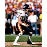 Gary Fencik Signed Chicago Bears White Jersey Action 8x10 Photo w/SB XX