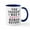 White/Navy Inside, variant on CafePress - Nasty Woman Mug - 11 oz Ceramic Mug - Novelty Coffee Tea Cup