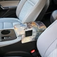 thumbnail image 3 of Renewold Wolf Mountain Auto Center Console Cover Non-slip Soft Armrest Storage Box Mat Scratch Resistant Middle Console Cover Arm Rest Pad Car Interior Decor Accessories, 3 of 9