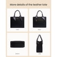 thumbnail image 7 of LOVEVOOK Medium Purses and Handbags for Women, Satchel Top Handle Bag with Strap, PU Leather Tote Shoulder Purse with Scarf, 7 of 7