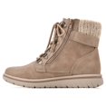 thumbnail image 3 of Cliffs by White Mountain Womens Hearty Faux Suede Zipper Winter & Snow Boots, 3 of 6