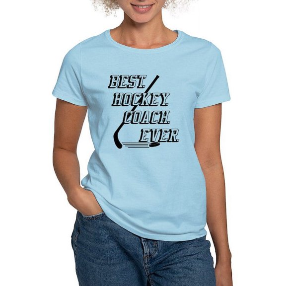 CafePress - Best Hockey Coach Ever T Shirt - Women's Classic T-Shirt
