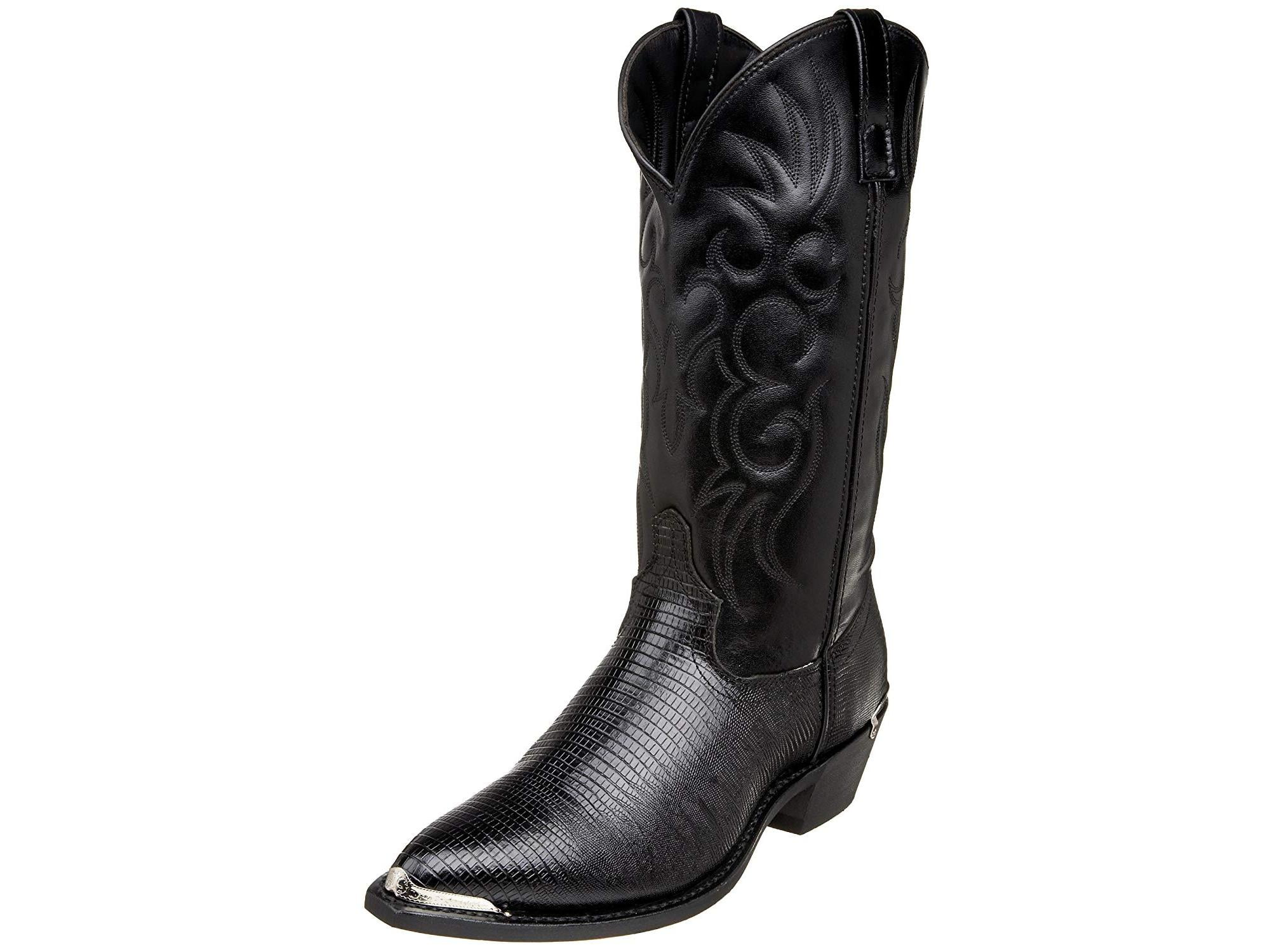 pointed steel toe cowboy boots