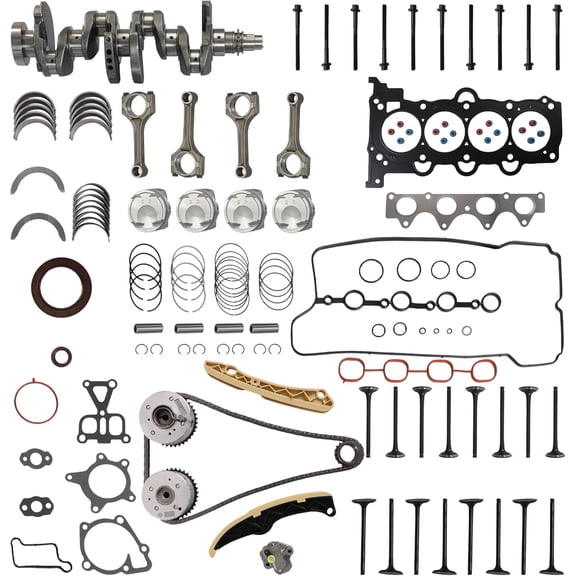 Engine Rebuild Kit Bearing Head Gasket Set Piston Timing Chain Kit Con Rod For Hyundai Kia 2011-2021 1.6L G4FJ