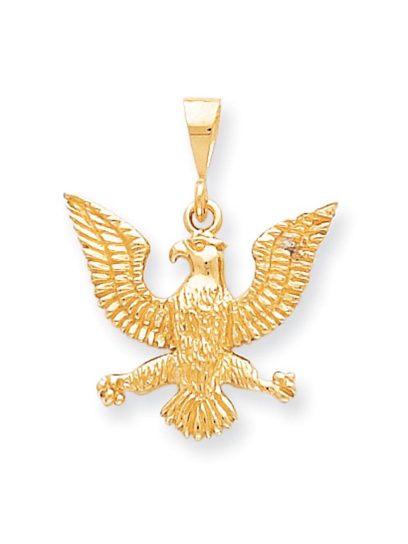 Beautiful 10k Solid Polished Spread Eagle Charm