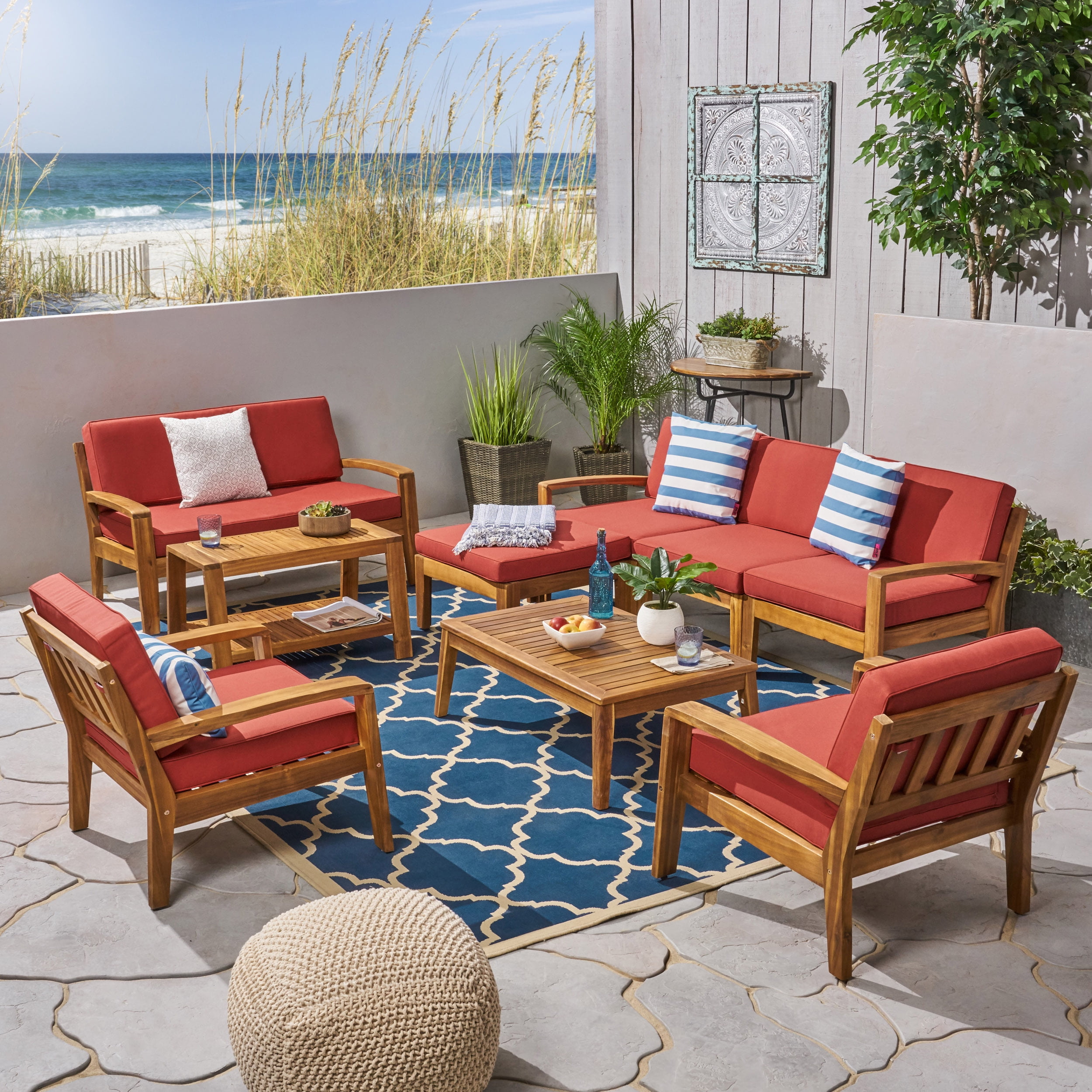 Sale > red patio furniture walmart > in stock