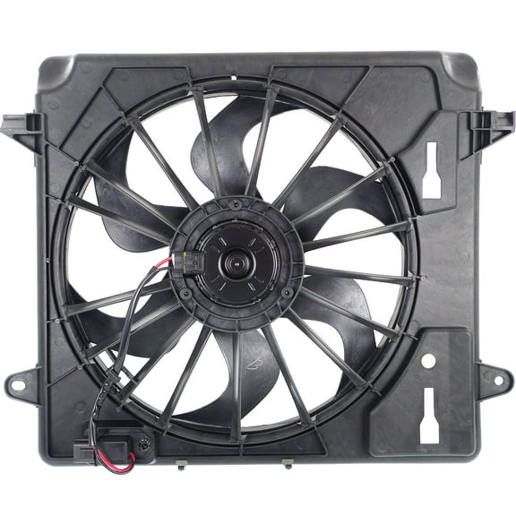 Cooling Fan Assembly Compatible with JEEP WRANGLER (JK) 2007-2011 Single Fan with Resistor