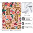 thumbnail image 3 of 2 Pcs Funny Kitchen Towels,Dogs with Flowers Microfiber Dish Towels,Kitchen Tea Towels,Kitchen Towel Set (18" X 26"), 3 of 3