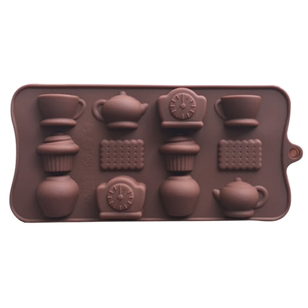 Bewildely Molde para pastel de queso de 12 cavidades, postre, pastelería, Chocolate, cubitos de hielo, herramienta para hornear Herramientas y accesorios para hornear