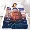 thumbnail image 5 of The Witcher Sirens of the Deep-Anti-Pilling Flannel Blanket Soft Lightweight Plush Fuzzy Cozy Luxury Blanket for Home and Kitchen Use – Perfect for Kids and Adults 48"*71"(120cm*180cm), 5 of 6
