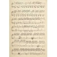thumbnail image 2 of Wild Apple Portfolio 23x32 Gold Ornate Wood Framed with Double Matting Museum Art Print Titled - Musical Notes I, 2 of 4