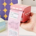 thumbnail image 5 of Full Adhesive Notes Roll Tape With Pull Out Dispenser Sheets Sticky Notes Stick Memo Pads Sticker Label For Noting Writing (4 Colors) Post it notes, 5 of 9