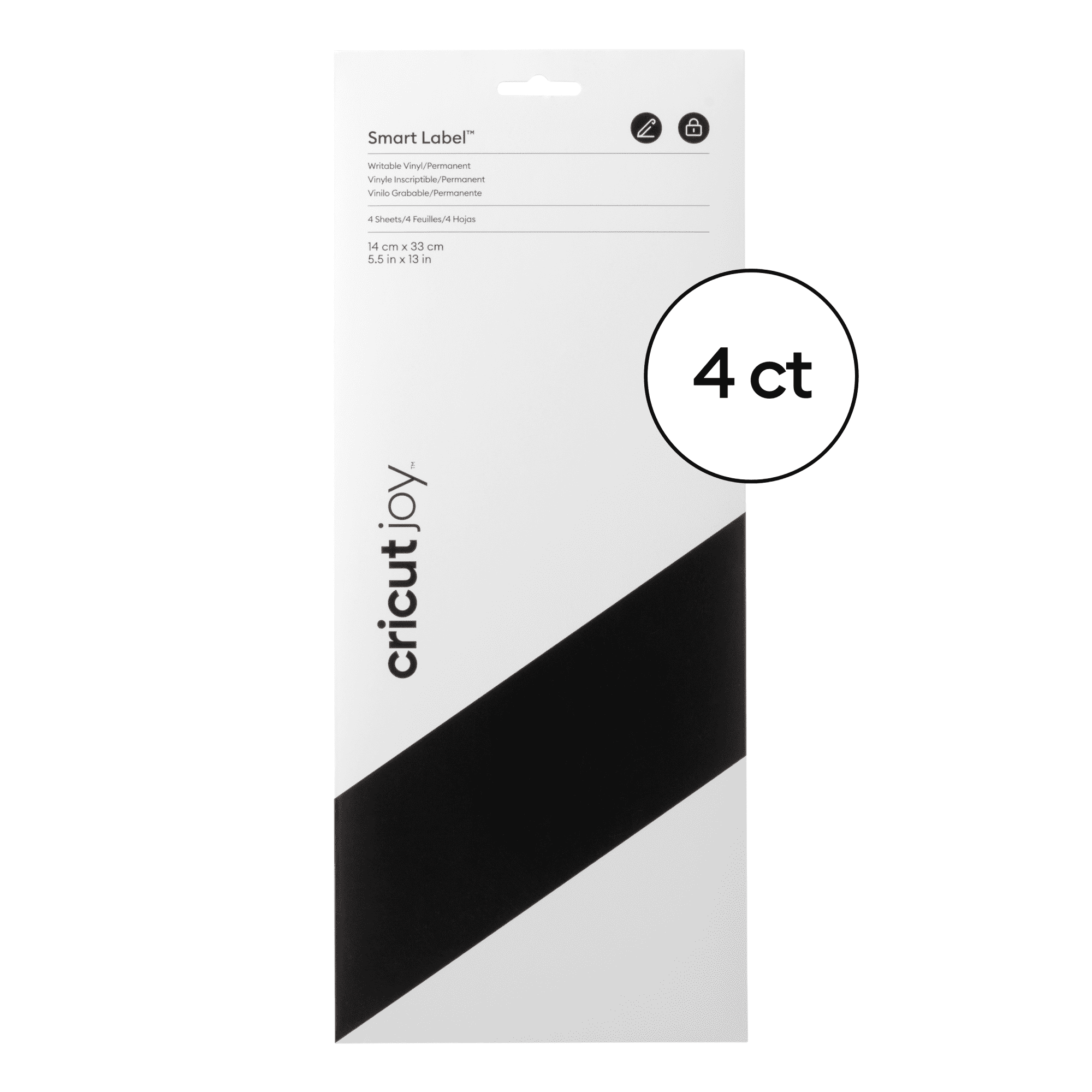 Cricut Joy™ Smart Label™ Writable Vinyl - Permanent, 5.5" x 13"