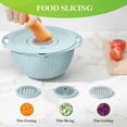 thumbnail image 3 of STAOEDU 4-1Colander with Mixing Bowl Set - for Kitchen, Food, Pasta And Rice Strainer, Fruit Cleaner, Veggie Wash, Salad Spinner, Apartment & Home Essentials, 3 of 6