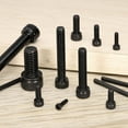 thumbnail image 4 of 50 Pack Hex Socket Head Cap Screws Bolts, M5x8mm 304 Stainless Steel Socket Drive Machine Screws Bolts with Hex Wrench, Black, 4 of 6