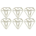 thumbnail image 2 of Metallic Paper Clips, Metal Material Paper Clips Non Skid 100pcs  For Daily Use For Kids, 2 of 8