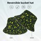 thumbnail image 2 of Fotbe Green Branch Olive Sombrero Tipo Pescador con Estampado – Sombrero de Sol de Algodón de Moda para Playa, Golf, Pesca, 2 of 6