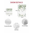 thumbnail image 7 of Sage Green Eucalyptus Kitchen Dish Towels for Drying Dishes Set of 4, Watercolor Spring Weeping Botanical Waffle Weave Microfiber Hand Tea Bathroom Towels Quick Dry & Absorbent Towel 15.7x23.6, 7 of 7