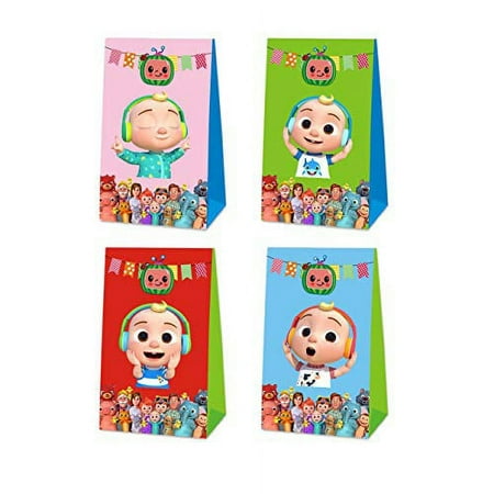 24 Packs JJ Melon Party Gift Bags,JJ Melon Gift Bags Party Supplies JJ Melon Themed Party, Birthday Decoration Gift Bags JJ Melon suppliers