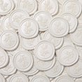 thumbnail image 4 of Pegatinas Ponatia Ivory Wax Seal, 50 unidades, autoadhesivas, 3 cm, 4 of 8