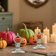 thumbnail image 6 of LHNFT Halloween Skeleton Statues with Pumpkin Heads in a Variety of Yoga Poses, Halloween Decorations Indoor, 6 of 6
