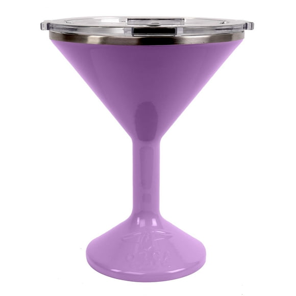 ORCA Tini Copa de Martini de acero inoxidable de 13 oz | Vaso con aislamiento térmico para cualquier fiesta al aire libre, picnic, piscina, playa y patio, color lila