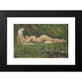 thumbnail image 2 of Pierre Puvis de Chavannes 14x11 Black Modern Framed Museum Art Print Titled - The Source, 2 of 5
