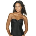 thumbnail image 5 of Juliette Satin Low Back Convertible Strapless Corset Longline Bra, 5 of 6