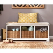 Raynor Entryway Storage Bench, White