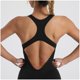 thumbnail image 3 of Gibobby Mono Ajustado de Verano Vestido de yoga para mujer con levantamiento de cadera y compresión del vientre, corsé corporal, mallas de fitness con espalda aérea(Negro， XL), 3 of 5