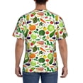 thumbnail image 2 of Naloa Vegetables2 Men's T-Shirt Sport T-shirt Men's Basic Tee Casual Men's Shirt, Round Neck, Short Sleeves - X-Large, 2 of 5