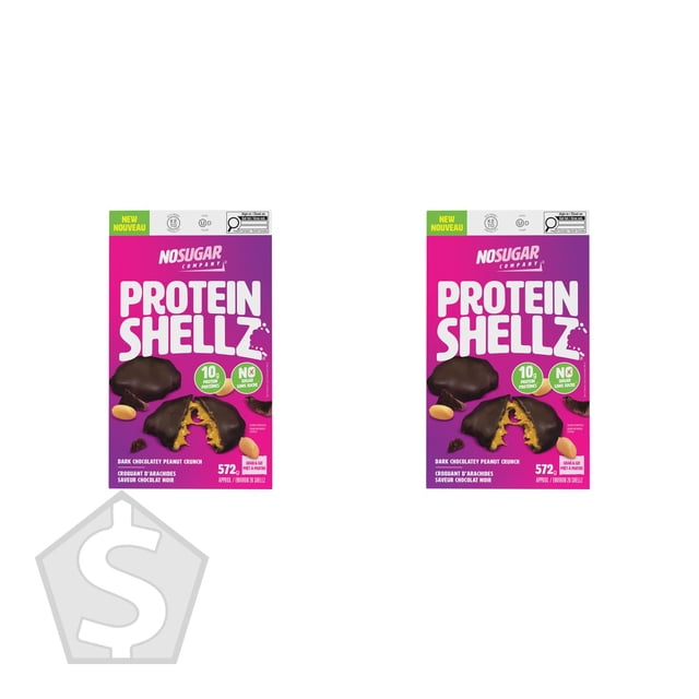 No Sugar Company Peanut Butter Snack Packs, 26 × 22 g (Pack of 2), 52 Packs Total