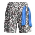 thumbnail image 5 of MINOUVA 2-in-1 Compression Liner Quick-Dry Stretch Fabric Trunks Shorts Swimwear Bottoms (Men's), Camo Duck S, 5 of 7