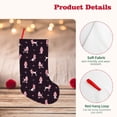 thumbnail image 4 of Lsque Poodle Dog Pattern 18 Inch Christmas Stockings, Festive Holiday Stocking for Christmas Decorations Holiday Decor, 4 of 8