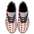 thumbnail image 2 of Fish And Shell American flag Shoes Sneakers Black Size 9.5, 2 of 7