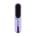 thumbnail image 2 of Cepillo alisador de pelo cepillo alisador recargable tamaño de viaje calentamiento rápido peine caliente peine alisador de pelo para salón Púrpura, 2 of 8