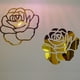 thumbnail image 3 of Rosa 3D Espejo Pegatinas de pared DIY Flor Mirrord Calcomanías Acrílico Habitación Decoración del hogar Papel tapiz Inevent JJ11077-01, 3 of 5