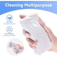 thumbnail image 2 of 2 Pack Damp Clean Duster Sponge, Magical Dust Scrub Sponge Lock Dust, No Dust Flying and Spreading, Duster for Scrub Blinds, Glass, Vents, Window Track and Grooves(Grey), 2 of 5