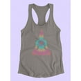 thumbnail image 3 of Buddha Silhouette Racerback Tank Women -Image by Shutterstock, Female XX-Large, 3 of 4