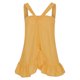 thumbnail image 1 of Camisetas sin mangas para mujer, dobladillo acampanado con volantes, sin mangas, cuello halter, camisetas sin mangas de verano para fiesta al aire libre, playa, amarillo, M, 1 of 5