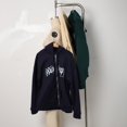 thumbnail image 4 of Conairie Long Sleeve Sweatshirt For Men Zip Up Hoodies Hop Goth Print Street Fashion Unisex Drawstring Sweat Jacket Tops Clothes With Pocket Navy XXL, 4 of 7