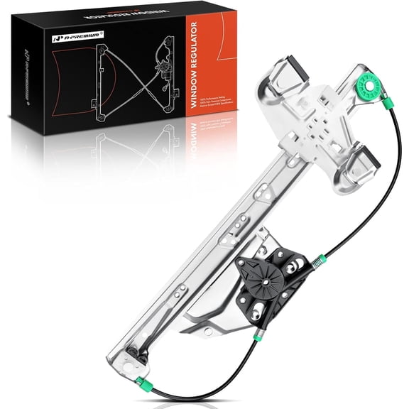 A-Premium Power Window Regulator without Motor Replacement for Cadillac DeVille 2000-2005 Rear Right Passenger Side